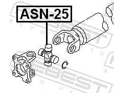 ASN25 Febest Cruceta transmision