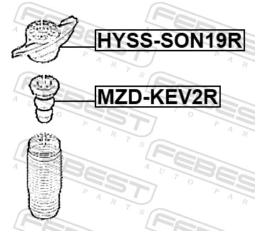 Soporte amortiguador trasero para Hyundai Sonata VIII DN8