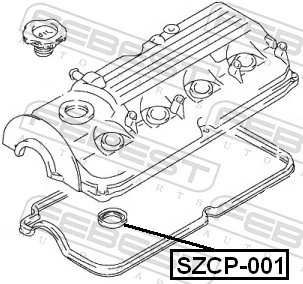 EUSSU001 Subaru Anillo de sellado del pozo de la bujía
