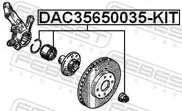  Cojinete de rueda delantero Renault 11 