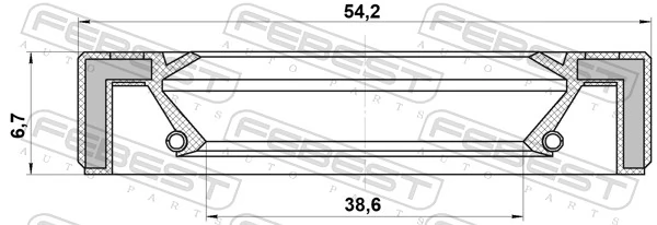 Comprar 4325200QAD Nissan/Infiniti Retén del semieje delantero izquierdo
