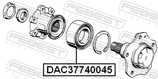  Cojinete de rueda BMW 5 