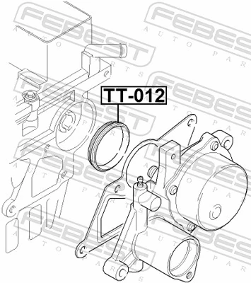 TT012 Febest Retén de la bomba de vacío