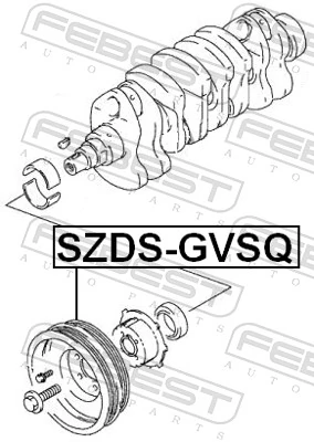Dámper para Suzuki Swift II AH, AJ