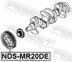 Polea del cigüeñal Nissan JUKE JPN hatchback (F15) (2010 - 2019) precio, desde 55,46 EUR
