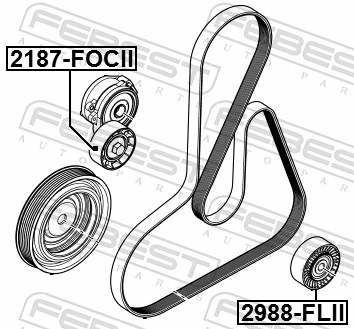 Comprar Polea inversión / guía, correa poli V Ford Mondeo IV CA2