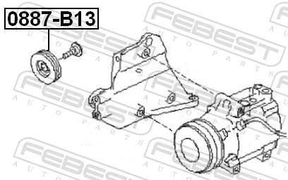 Rodillo tensor Subaru Legacy II