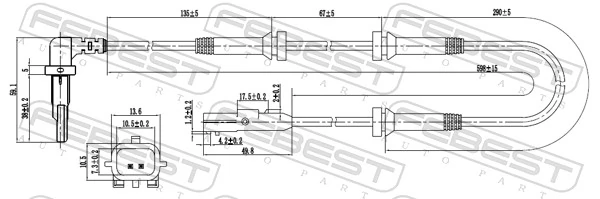  Sensor ABS Dacia Logan 2