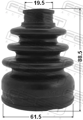 0715SX4R Febest Fuelle interior de junta homocinética del semieje trasero