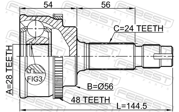 Comprar Junta homocinetica Toyota Yaris  P10