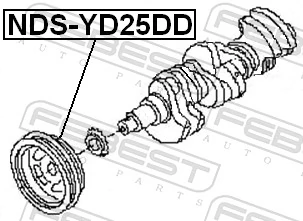 Polea del cigüeñal Nissan Navara NP300 III pick-up (D40) (2004 - 2015) precio, desde 75,04 EUR