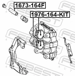 Kit de reparación, pinza de freno trasero Porsche Cayenne SUV (955) (2002 - 2010) precio, desde 23,60 EUR