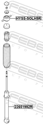 Comprar Copela de amortiguador trasero KIA Rio IV FB, SC
