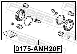 Kit de reparación, pinza de freno delantero Lexus RX 300/330/350/400H SUV (U3) (2003 - 2008) precio, desde 6,76 EUR