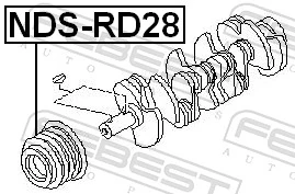 Comprar Polea de cigüeñal Nissan Patrol  Y61