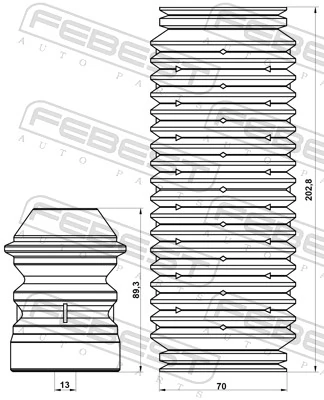 Almohadilla de tope suspensión & guardapolvos amortiguador BMW X5 SUV (E53) (2000 - 2006) precio, desde 19,59 EUR