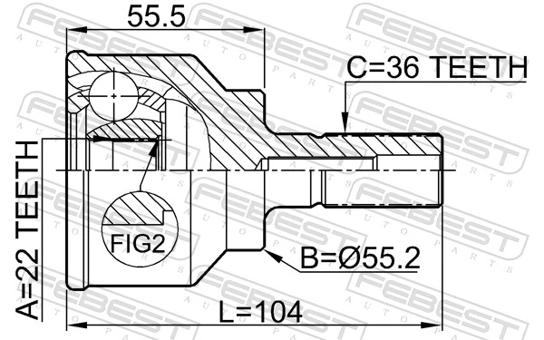 Comprar Junta homocinetica Mazda 3  BK12