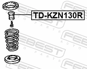 TDKZN130R Febest Tope de amortiguador trasero