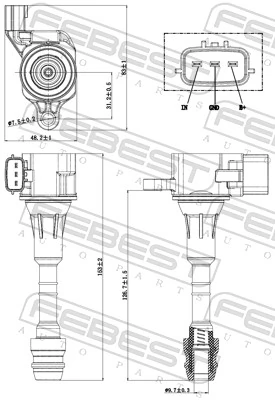 Bobina de ignición para Nissan Pathfinder  R50