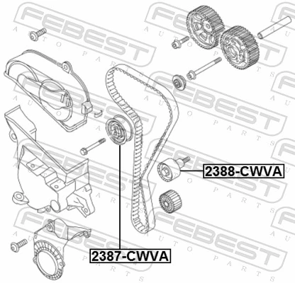 Comprar Polea correa distribución Audi A3  8VS, 8VM