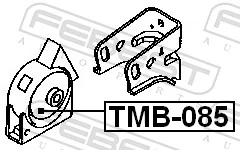Soportes de motor delantero para Toyota Corolla  E9