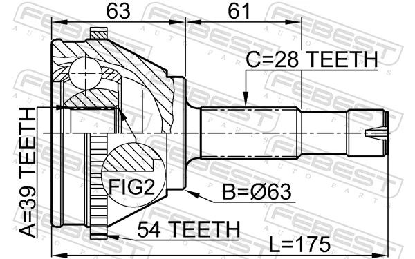  Junta homocinetica Fiat Ducato 2