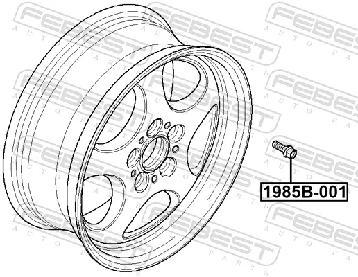 Tornillos para ruedas BMW X3 SUV (E83) (2004 - 2010) precio, desde 3,71 EUR
