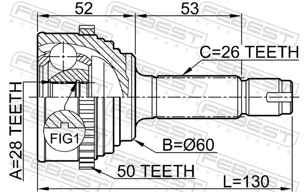 251425MG Maxgear Junta homocinética