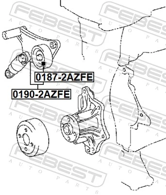 Comprar Tensor de correa poli V Toyota RAV4 III A3