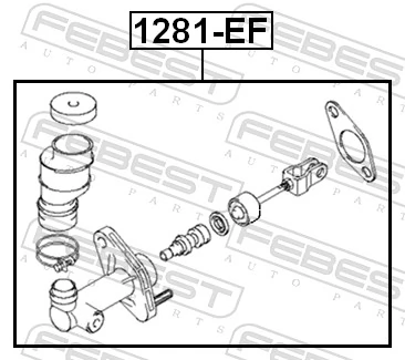 Cilindro maestro de clutch para Hyundai Sonata IV EU4