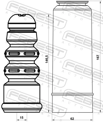 Almohadilla de tope suspensión & guardapolvos amortiguador Audi A4 B7 sedán (8EC) (2004 - 2008) precio, desde 23,47 EUR