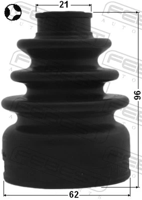 0515M2T Febest Fuelle palier delantero interior