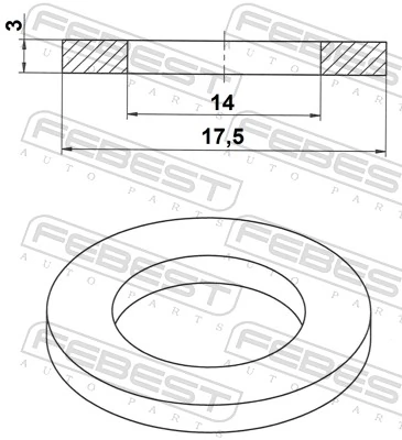 Junta del tapón del cárter de aceite Nissan Almera II sedán (N16) (2000 - 2006) precio, desde 1,33 EUR