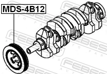 MDS4B12 Febest Dámper