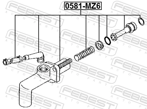 Cilindro de embrague Mazda 6 sedán (GG) (2002 - 2008) precio, desde 37,58 EUR