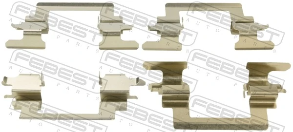 Juego de resortes de sujeción de pastillas de freno delanteras Mitsubishi Outlander III SUV (GF, GG) (2010 - 2022) precio, desde 6,26 EUR