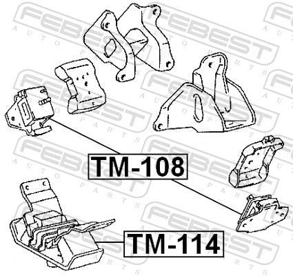 Taco de caja de cambios Toyota Land Cruiser 90 SUV (J9) (1996 - 2002) precio, desde 42,88 EUR