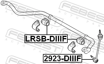  Bieleta estabilizadora delantera Land Rover Discovery 3