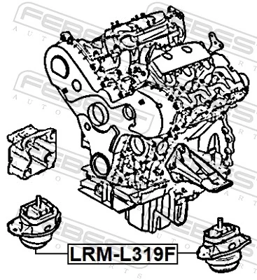 Soportes de motor delantero para Land Rover Range Rover SPORT I L320