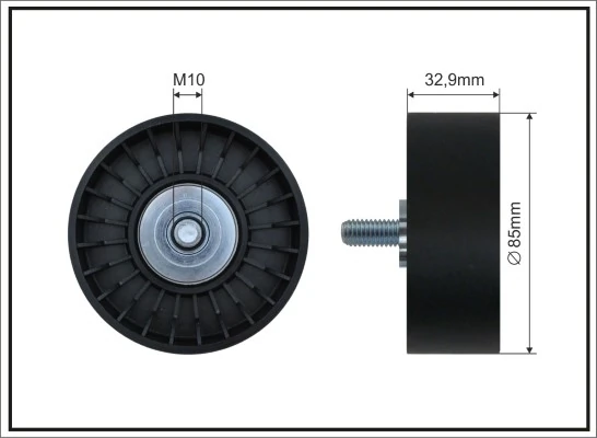 331316171336 Magneti Marelli Polea guía correa poli V