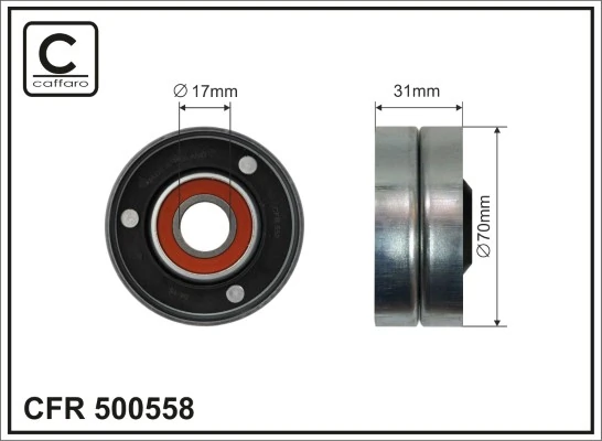 Polea tensora correa poli V para Land Rover Range Rover L320