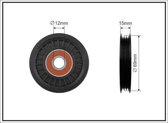 Rodillo tensor Note  monovolumen (2006-2012) original desde 19,65 €