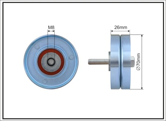 Polea guía correa poli V para Mini Cooper  R50, R53