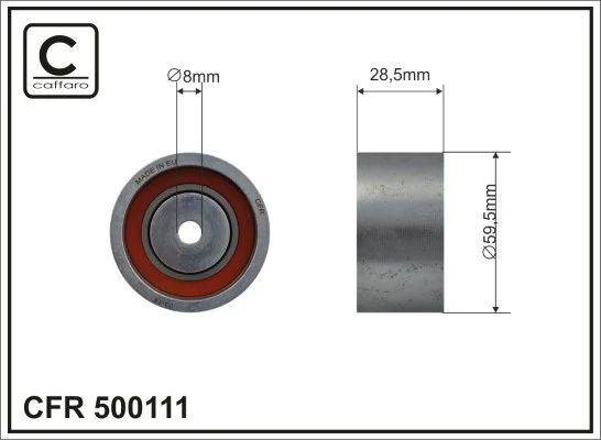 Polea correa distribución Audi 100 C4 sedán (4A2) (1990 - 1994) precio, desde 28,40 EUR