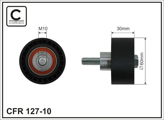 Polea tensora intermedio de correa dentada Chery QQ6  (2006-2026)
