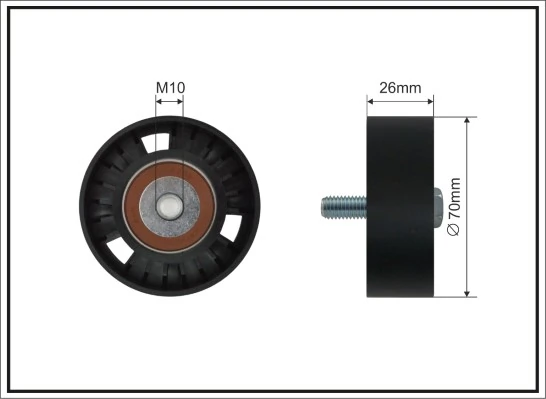  Polea tensora correa poli V Chrysler Voyager 