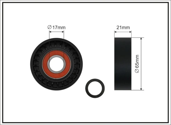 Polea tensora correa poli V MPQ1278 Magneti Marelli