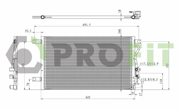 Comprar Condensador aire acondicionado Mitsubishi L 200 III K60, K70
