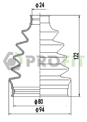 Fuelle semieje delantero exterior para Mitsubishi Space Star  (DG0)