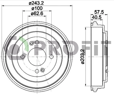 Tambor de freno trasero Hyundai I20 I hatchback (PB) (2008 - 2012) precio, desde 32,07 EUR
